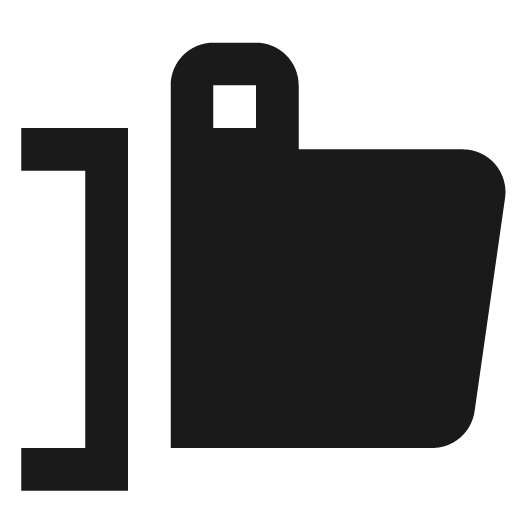 Some tommelopp active icon, solid style, from NRK Core Icons