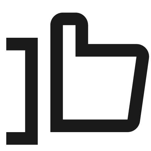 Some tommelopp icon, solid style, from NRK Core Icons