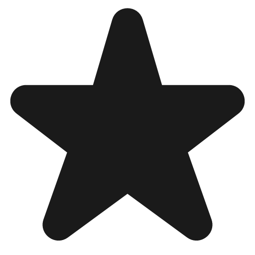 Star solid expressive icon, solid style, from NRK Core Icons