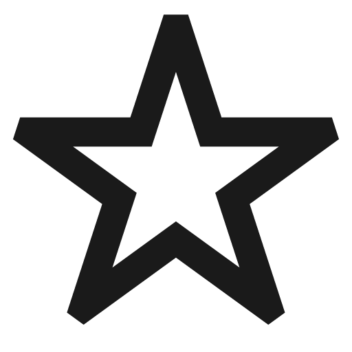 Star icon, solid style, from NRK Core Icons