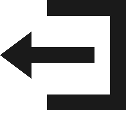 Account logout icon, solid style, from Open Iconic