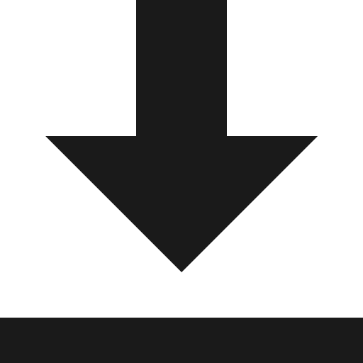 Data transfer download icon, solid style, from Open Iconic