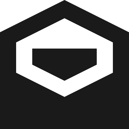 Envelope open icon, solid style, from Open Iconic