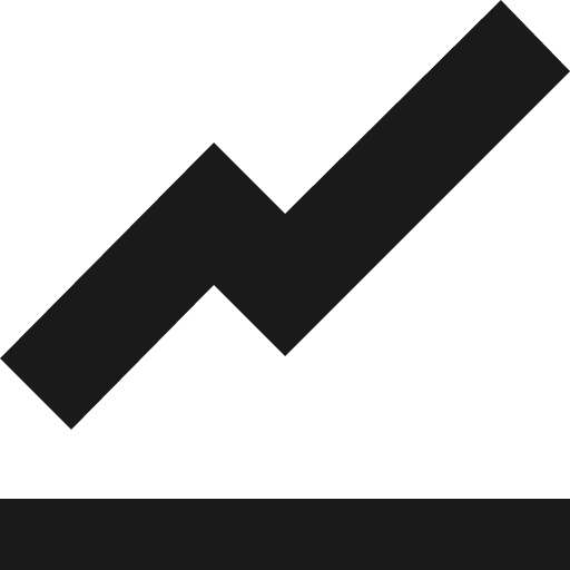 Graph icon, solid style, from Open Iconic