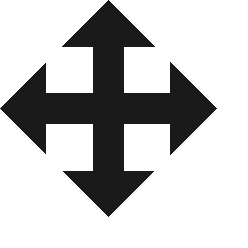 Move icon, solid style, from Open Iconic