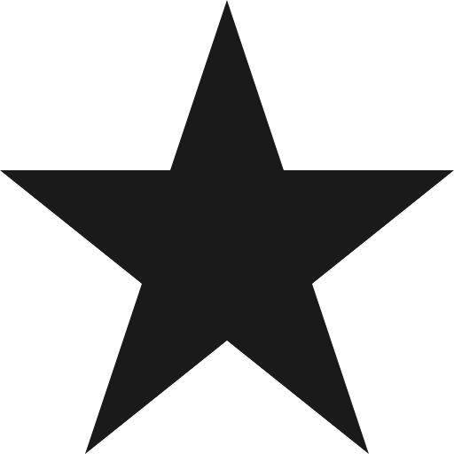 Star icon, solid style, from Open Iconic