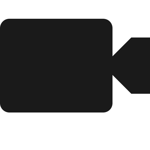 Video icon, solid style, from Open Iconic