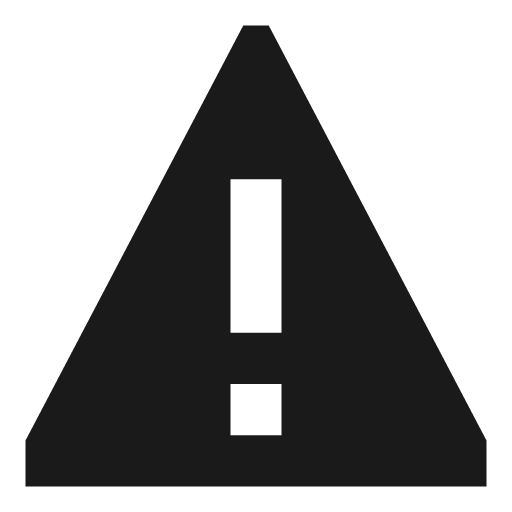 Alert icon, solid style, from OOUI