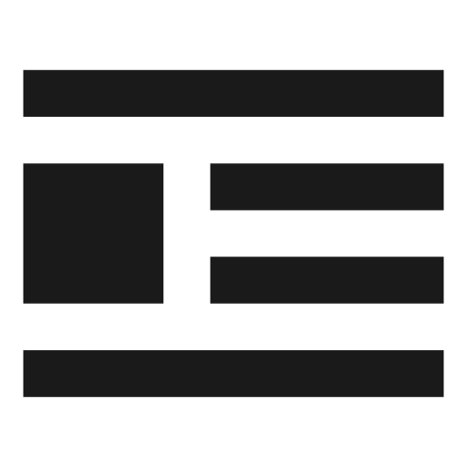 Align left icon, solid style, from OOUI