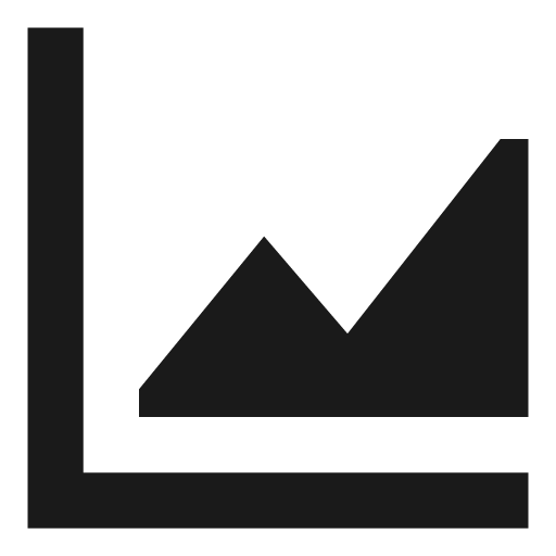 Chart icon, solid style, from OOUI