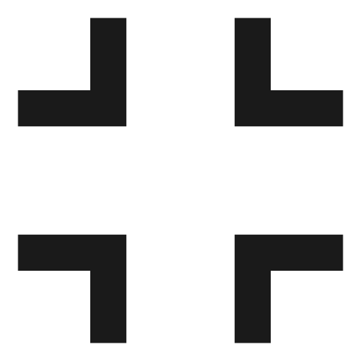 Exit fullscreen icon, solid style, from OOUI