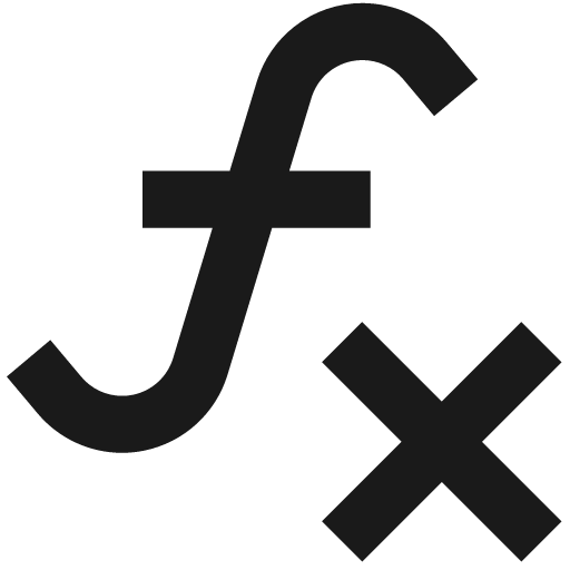 Function icon, solid style, from OOUI