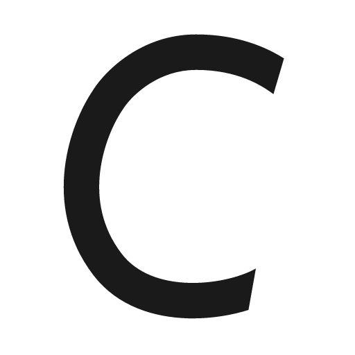Italic c icon, solid style, from OOUI