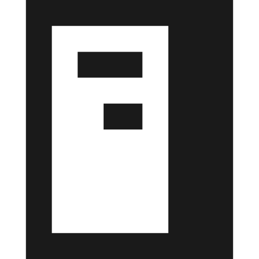 Journal rtl icon, solid style, from OOUI