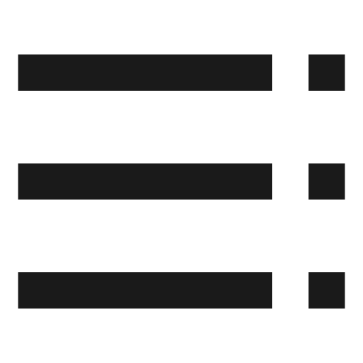 List bullet rtl icon, solid style, from OOUI