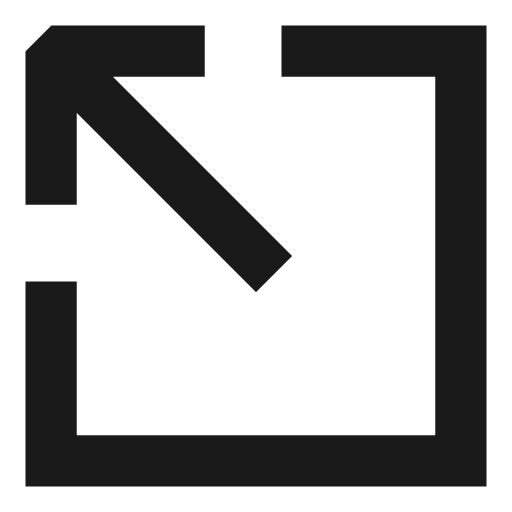 New window rtl icon, solid style, from OOUI