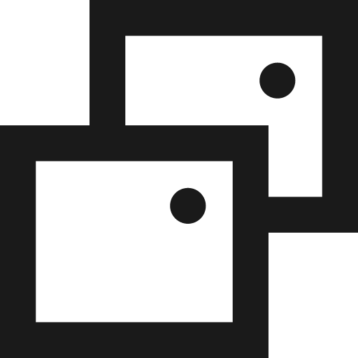 Tabs rtl icon, solid style, from OOUI