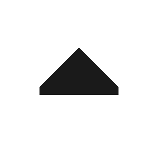 Up triangle icon, solid style, from OOUI