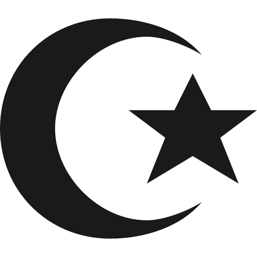 Muslim 14 icon, solid style, from OSM Icons