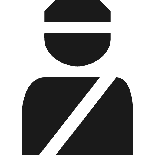Police 14 icon, solid style, from OSM Icons