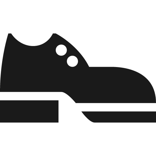 Shoes 14 icon, solid style, from OSM Icons