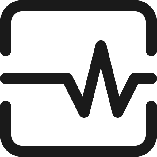 Anomaly detection icon, solid style, from OpenSearch UI