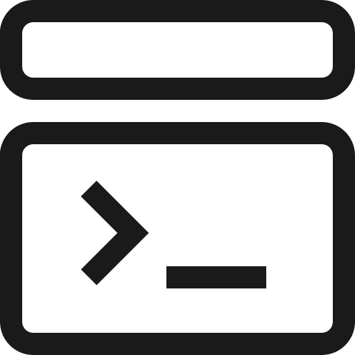 App console icon, solid style, from OpenSearch UI