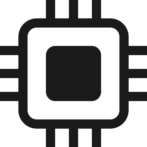 Compute icon, solid style, from OpenSearch UI