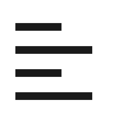 Editor align left icon, solid style, from OpenSearch UI