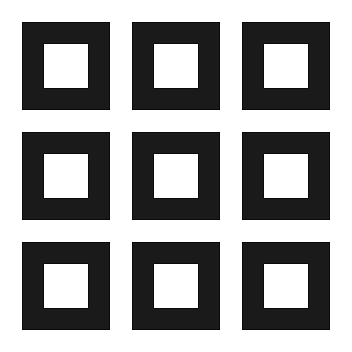 Grid icon, solid style, from OpenSearch UI