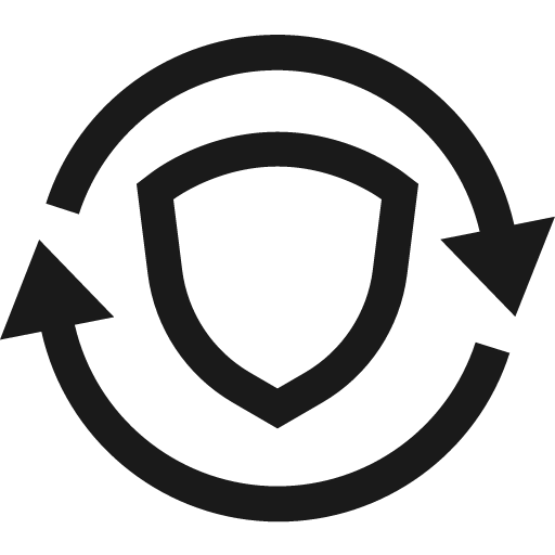 Integration security icon, solid style, from OpenSearch UI