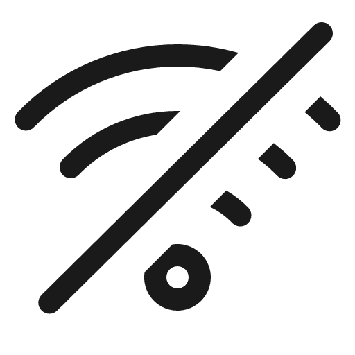 Offline icon, solid style, from OpenSearch UI