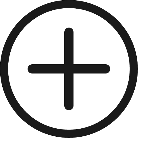 Plus in circle icon, solid style, from OpenSearch UI