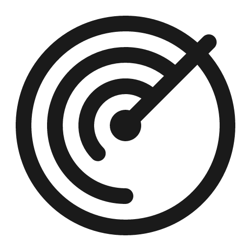 Security signal icon, solid style, from OpenSearch UI