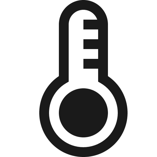 Temperature icon, solid style, from OpenSearch UI