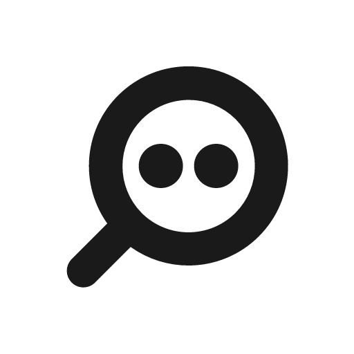Token search type icon, solid style, from OpenSearch UI