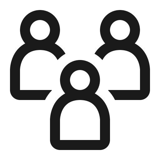 Users icon, solid style, from OpenSearch UI