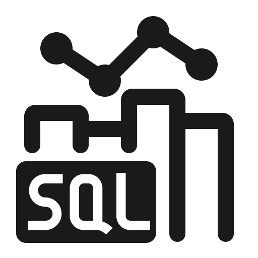 Vis query sql icon, solid style, from OpenSearch UI
