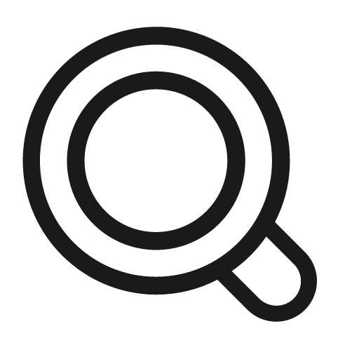 Ws search icon, solid style, from OpenSearch UI