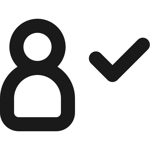 Approval icon, solid style, from Gitlab SVGs