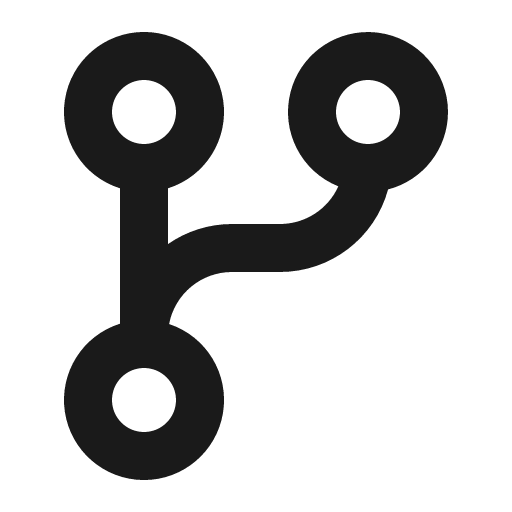 Branch icon, solid style, from Gitlab SVGs
