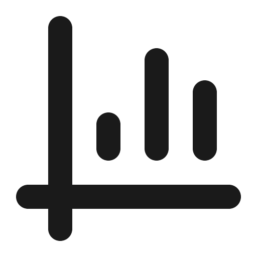 Chart icon, solid style, from Gitlab SVGs