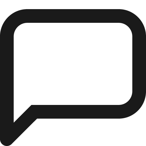Comment icon, solid style, from Gitlab SVGs
