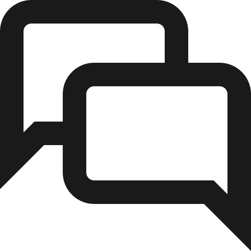 Comments icon, solid style, from Gitlab SVGs