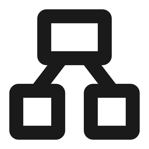 Diagram icon, solid style, from Gitlab SVGs
