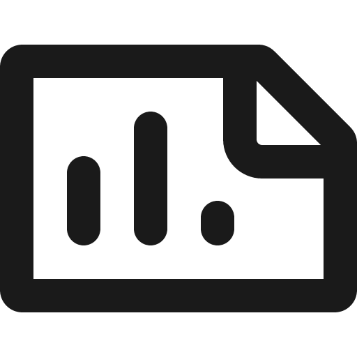 Doc chart icon, solid style, from Gitlab SVGs