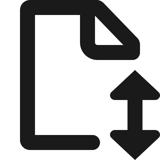 Doc expand icon, solid style, from Gitlab SVGs