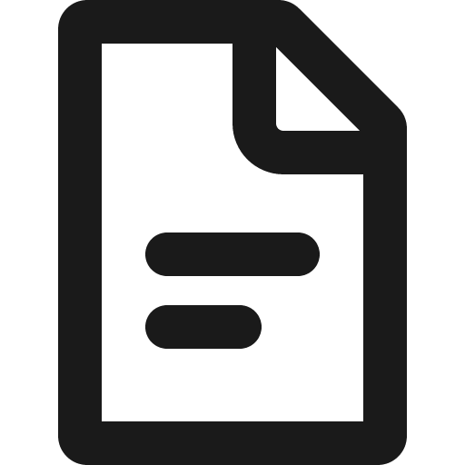 Doc text icon, solid style, from Gitlab SVGs