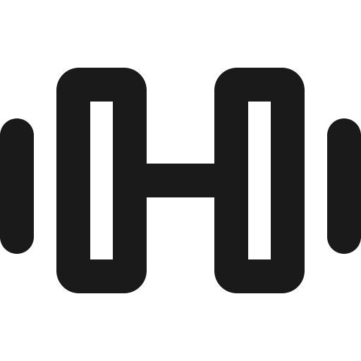 Dumbbell icon, solid style, from Gitlab SVGs