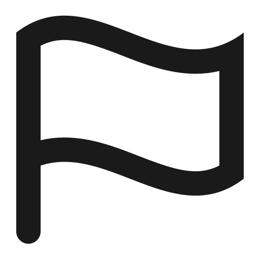 Flag icon, solid style, from Gitlab SVGs